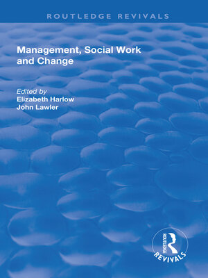 cover image of Management, Social Work and Change